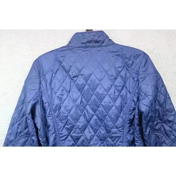 Banana Republic Full Zip Women's Quilted Utility Jacket-Medium-Belted-Pockets - Picture 10 of 15